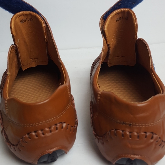 Coffee Leather Shoes Cowhide Chic Casual - Picture 4 of 8